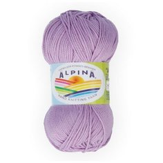 Пряжа ALPINA "ANABEL" 10 шт. в упак. цвет св. фиолетовый (ANABEL-058)