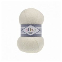 Пряжа ALIZE LanaGold 800 5 шт. в упак. цвет молочный (ALIZE- LANA. GOLD.800.062)