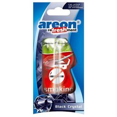 Ароматизатор на зеркало Areon Refreshment гелевый черный кристалл