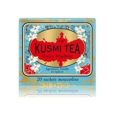 Французский чай Kusmi tea Prince Vladimir Organic в саше 2,2 гр 20 шт.