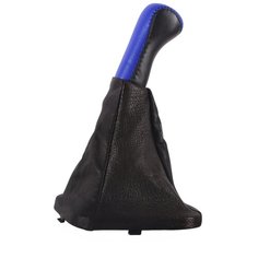 Ручка КПП с чехлом и рамкой Azard ВАЗ 2110 Рамка Кожа в блистере для LADA 2110, LADA 2111, LADA 2112 синий