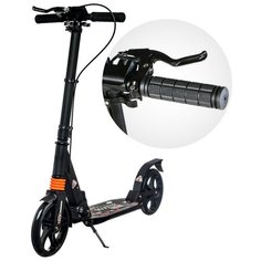 Городской самокат Urban Scooter Sport с ручным тормозом чёрный