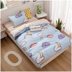 Детское постельное белье ситрейд CDKR004, 1,5-спальное, простыня на резинке 140х200х25, наволочка 50х70-1 шт