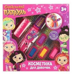 Милая леди "Милая леди" Набор косметики "Сказочный патруль" мелки для волос 4 цветов, зажим- щипцы 61