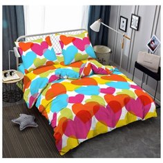 Постельное бельё Amore Mio Мако-сатин Love Микрофибра 2 сп.