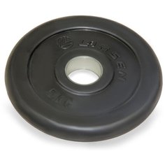 Диск обрезиненный NT121 черный д50мм 5кг Larsen