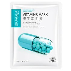 BioAqua Охлаждающая тканевая маска для лица Vitamins Moisturize Ice Skin Mask, 23мл