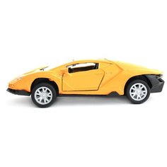 Машинка металлическая, инерционная 11 см, цвет желтый F1109-2y Shantou Gepai