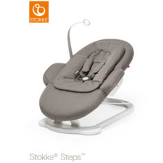 Stokke Steps Bouncer, шезлонг серый