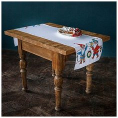 Дорожка на стол "Гномы", Размер: 45х145 см Myatashop