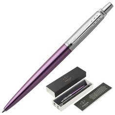 Ручка шариковая Parker Jotter Victoria Violet CT цвет чернил синий цвет корпуса сиреневый (артикул производителя 1953190)