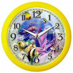Часы настенные пластиковые детские Камелия арт.0426