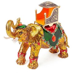 Шкатулки Слон S-4926 фиолетовый Ismat Decor