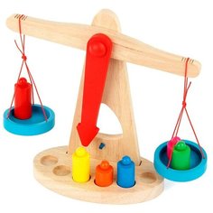 Развивающая игрушка Фабрика Фантазий Весы с гирьками разноцветный