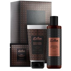 Zeitun Подарочный набор для мужчин "Только для него": крем для бритья, гель для душа 2-в-1, шампунь Зейтун