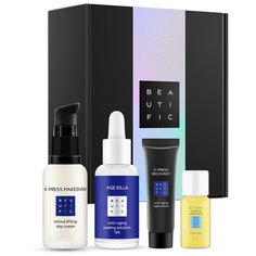 BEAUTIFIC Набор-спасение для возрастной кожи AGE ERASER: омолаживающий пилинг, антивозрастные кремы дневной и ночной