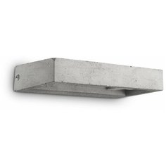 Настенный светильник IDEAL LUX Hydro AP1, R7s, 120 Вт, кол-во ламп: 1 шт., цвет арматуры: серый, цвет плафона: серый