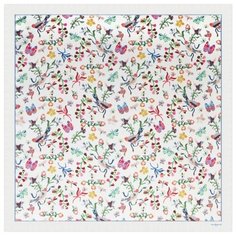 Платок Butterfly Silk, белый Cacharel