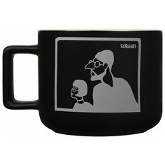 Чашка «Леон», черная Sol