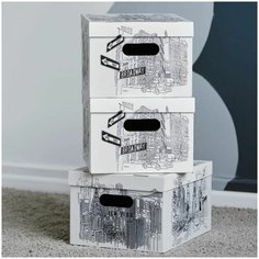 Коробка для хранения / картонные коробки / коробки для хранения вещей / хранение вещей коробки и контейнеры Детская Вселенная