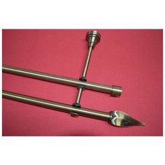 Карниз двухрядный Твистер, диаметром 16 мм (310 см, Антик) Мастер Плюс