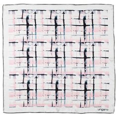 Платок Tweed Silk, белый Emanuel Ungaro