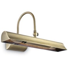 Подсветка картин Ideal Lux Retro AP2 макс.2x28Вт Е14 IP20 230В Античная латунь Металл L350мм