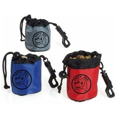 [285.3.31802] Flamingo Сумка д/лакомств с карабином, 6.5*7см