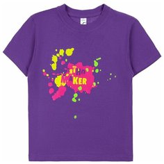 Футболка Соль Пятно Maker, размер 130-140, фиолетовый Sol