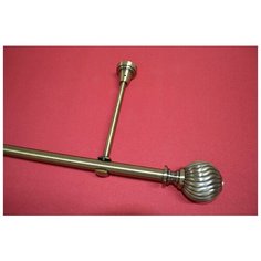 Карниз однорядный Орион, диаметром 16 мм (170 см, Антик) Мастер Плюс