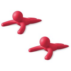 Набор из 2 дверных стопперов Umbra Buddy красный 1013767-505