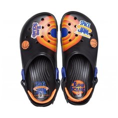 Шлепанцы Crocs размер 38-39(J6), black/multi