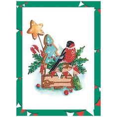 Наборы "фрея" кристальная (алмазная) мозаика ALVS-041 "Праздничный набор" 14 х 19.5 см