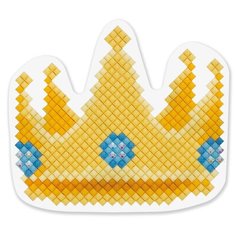 Наборы "фрея" кристальная (алмазная) мозаика ALVM-036 магнит "Корона" 7.5 х 6.5 см