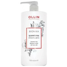OLLIN Professional шампунь Bionika Яркость цвета для окрашенных волос, 750 мл