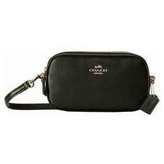 Женская кожаная сумка кросс- боди Coach