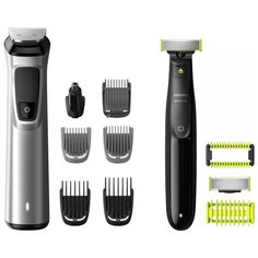 Премиальный набор для подравнивания Philips MG9710 12 в 1 для волос на голове, лице и теле
