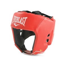 Шлем боксерский Everlast Amateur Competition PU, р. M, красный