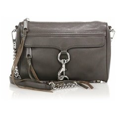 Женская сумка кросс- боди Rebecca Minkoff Charcoal Leather