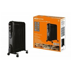 Масляный обогреватель МО-11К, чёрный, 2500 Вт, 11 сек, рег. мощ. (1000/1500/2500 Вт), термостат, TDM, цена за 1 шт