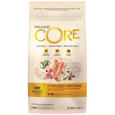 Сухой корм для стерилизованных кошек Wellness CORE Original, с курицей, с индейкой 1.75 кг