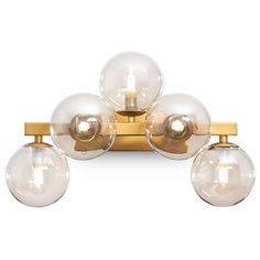 Настенный светильник MAYTONI Dallas MOD545WL-05G, G9, 140 Вт, кол-во ламп: 5 шт., цвет арматуры: золотой, цвет плафона: золотой