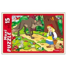 Пазл Рыжий кот Красная шапочка (ПМ-7130), 15 дет.