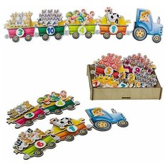 Липучка "Трактор с животными" Сибирские игрушки