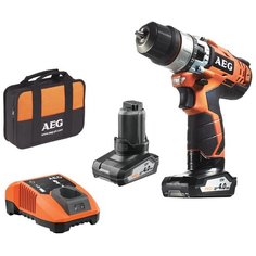 Аккумуляторная ударная дрель-шуруповерт AEG BSB 12C2 Li-402B