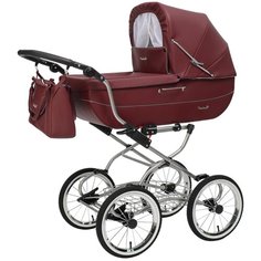 Коляска для новорожденных Reindeer Vintage 2020 (люлька), VN6/bl, цвет шасси: серебристый