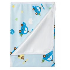 Наматрасник Multi Diapers Теплый машинки-вертолеты непромокаемый, 60х120 см машинки-вертолеты