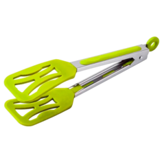 Щипцы кухонные Skiico Kitchenware 26 см / Щипцы металлические универсальные Зелёные