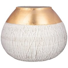 Ваза fidelis gemma gold диаметр 20 высота 15 см Franco (159137)