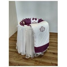 Incanto Комплект в кроватку Шантель (6 предметов) сиреневый